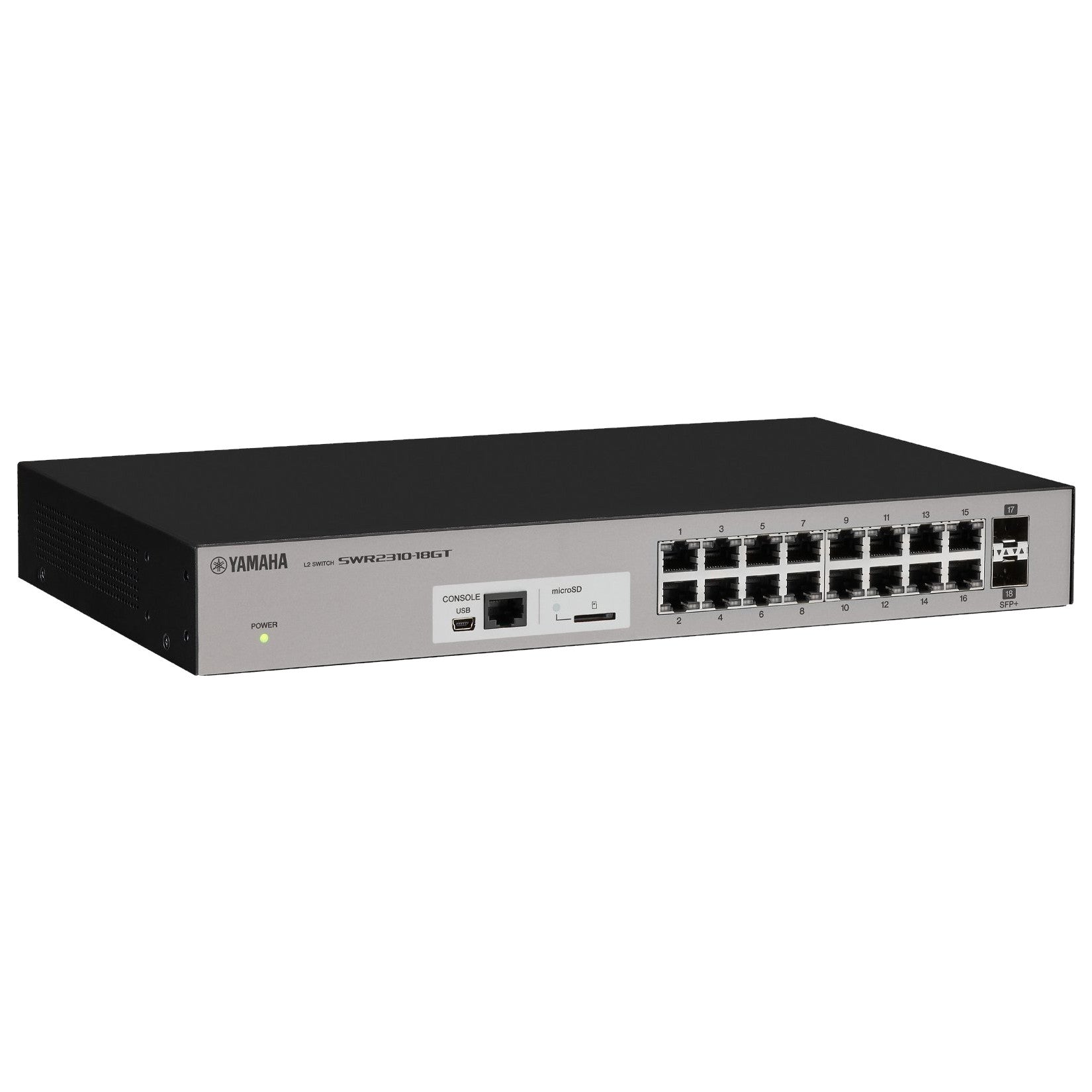 Yamaha SWR2310-18GT 18-Port L2 Intelligent Network Switch right