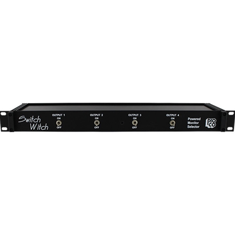 ProCo Sound SWITCH_WITCH Stereo Speaker Selector for Monitors
