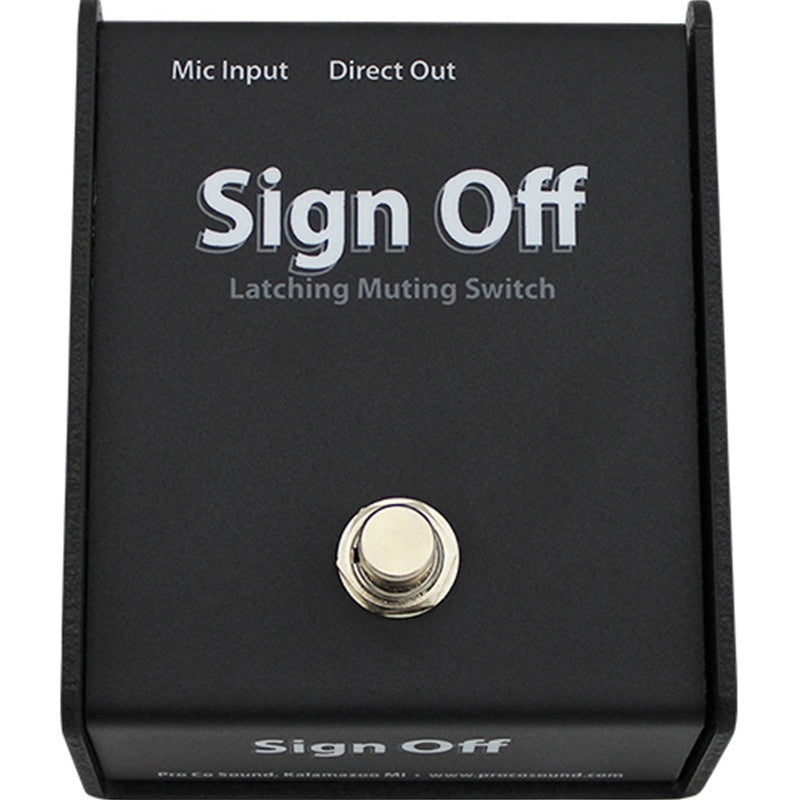 ProCo Sound CDSO Latching Mic Mute Switch for Broadcast and Live