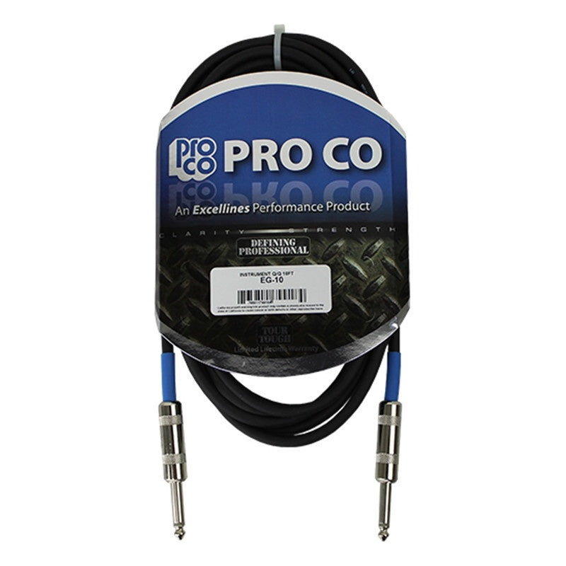 ProCo EG 1/4 TS Instrument Cable | Length: 3 feet
