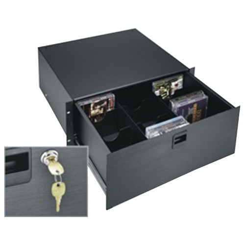 Middle Atlantic DLK Series Heavy Duty Rack Drawer with Lock 2RU