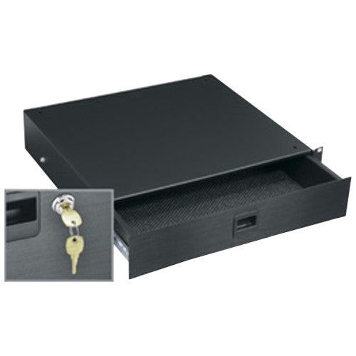 Middle Atlantic DLK Series Heavy Duty Rack Drawer with Lock 2RU