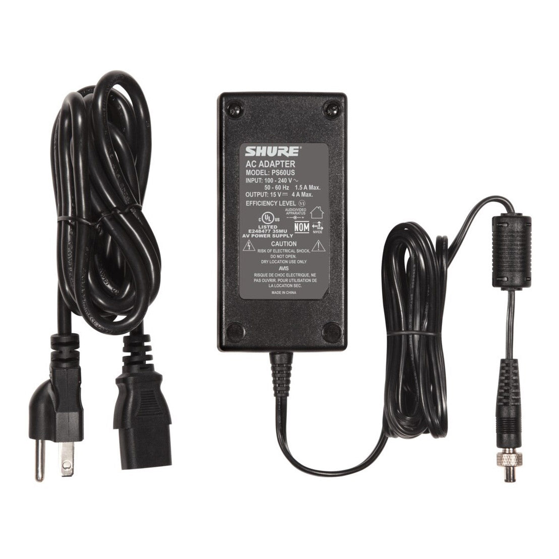 Shure PS60US 15V DC Power Supply