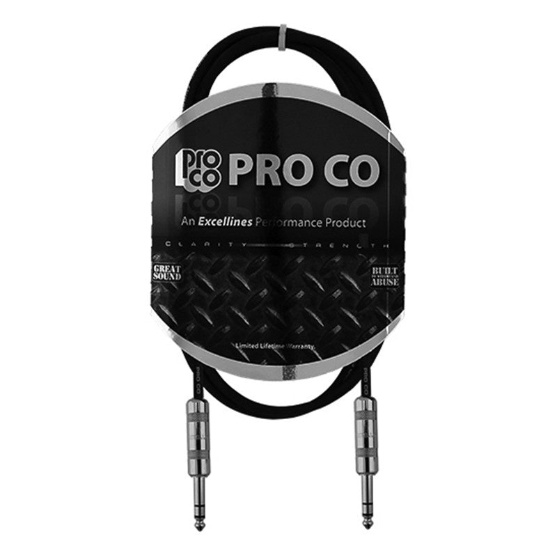 ProCo Sound Balanced TRS-TRS Cable | 3 ft