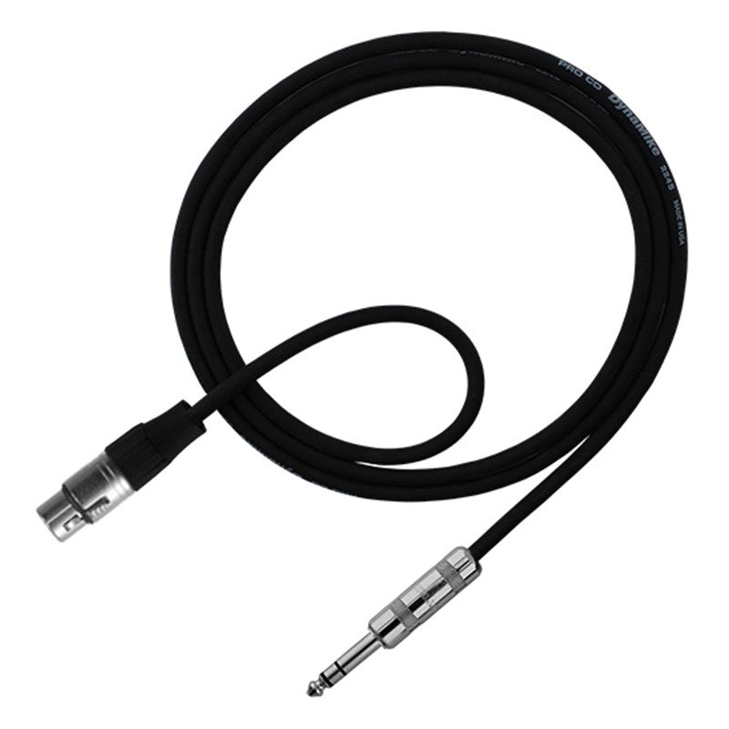 ProCo Sound Excellines Balanced TRS to XLR Cable | 3 ft | XLR Female