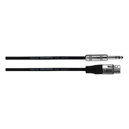 ProCo Sound Excellines Balanced TRS to XLR Cable | 10 ft | XLR Female