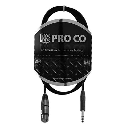 ProCo Sound Ameriquad Balanced Cable TRS To XLRF | 10 ft