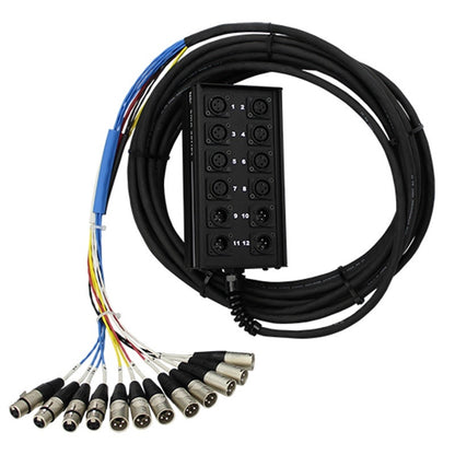 Rapco-Horizon SMA Series 12X4 XLR Returns Snake | Length: 50 feet