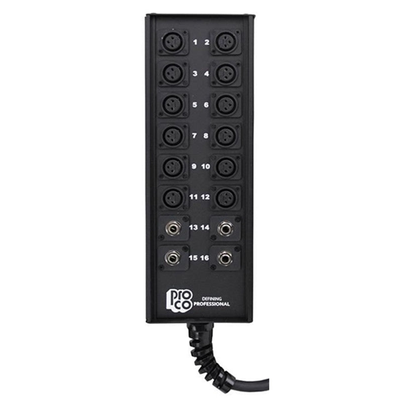 ProCo Sound SMA Series Audio Snake | 100 ft | 1/4" | 16x4