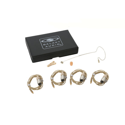 Galaxy Audio ESM8 Uni Earset Microphone with 4 Cables with accessories