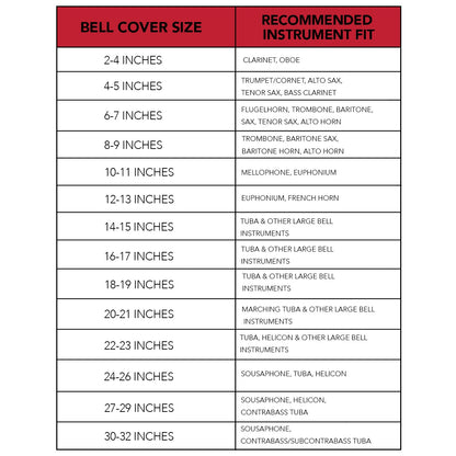 Gator GBELLCVR0607BK Black Bell Cover With MERV 13 Filter | 6"-7"