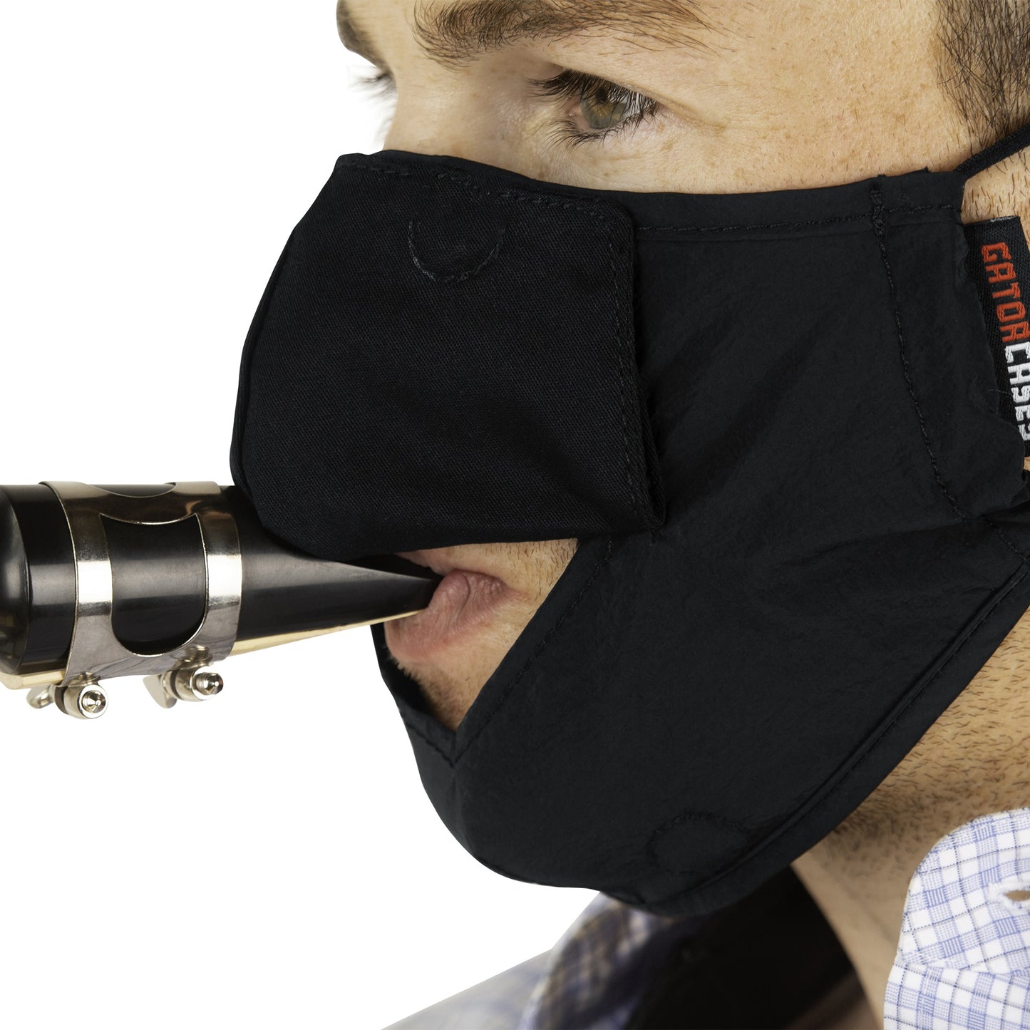 Gator GBOM-MEDIUMBK Wind Instrument Face Mask | Medium
