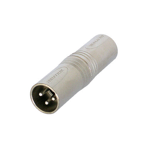 Neutrik NA3MM 3-Pin XLR Male to Male Adapter