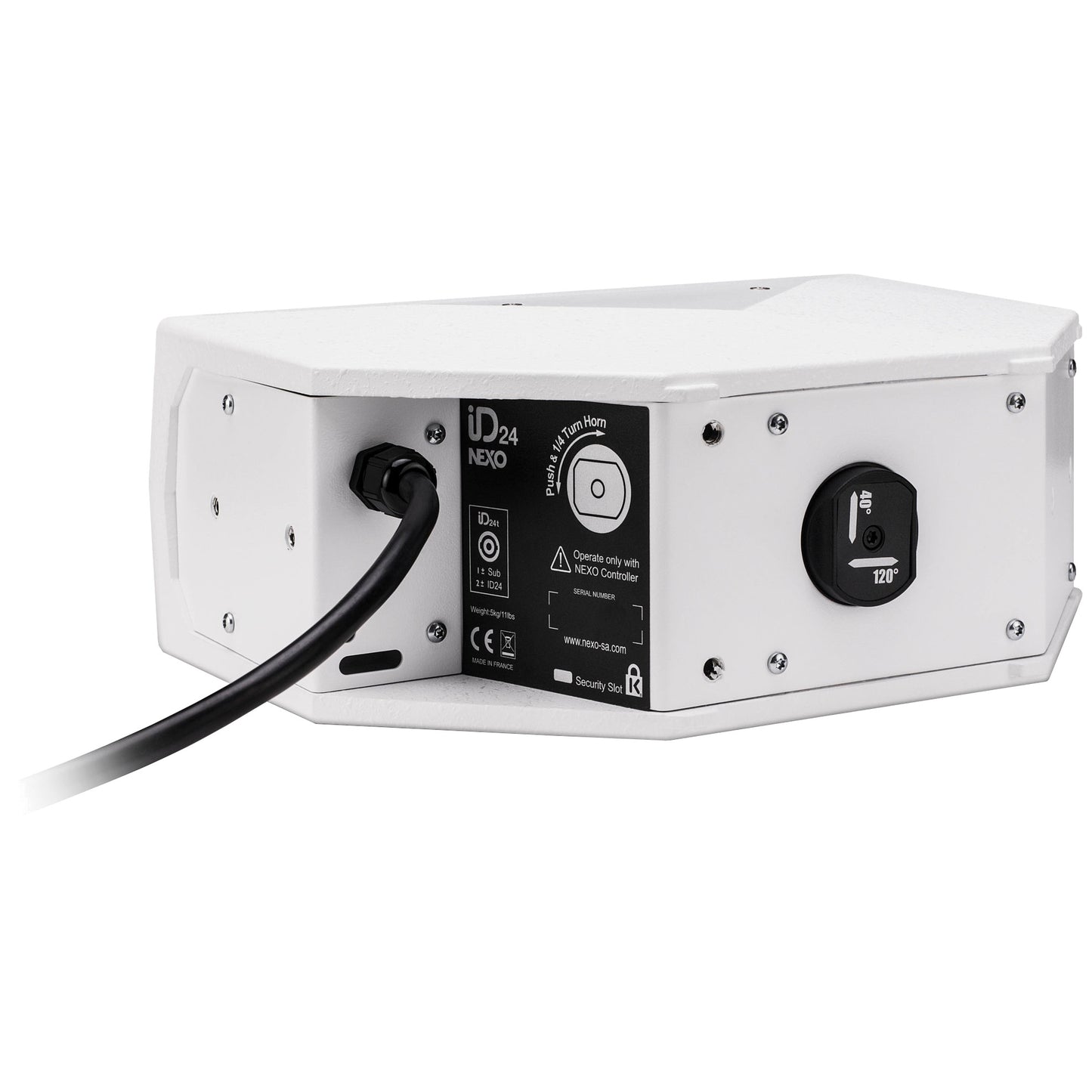 NEXO ID24-I 2x4-Inch Compact Passive Installation Speaker back