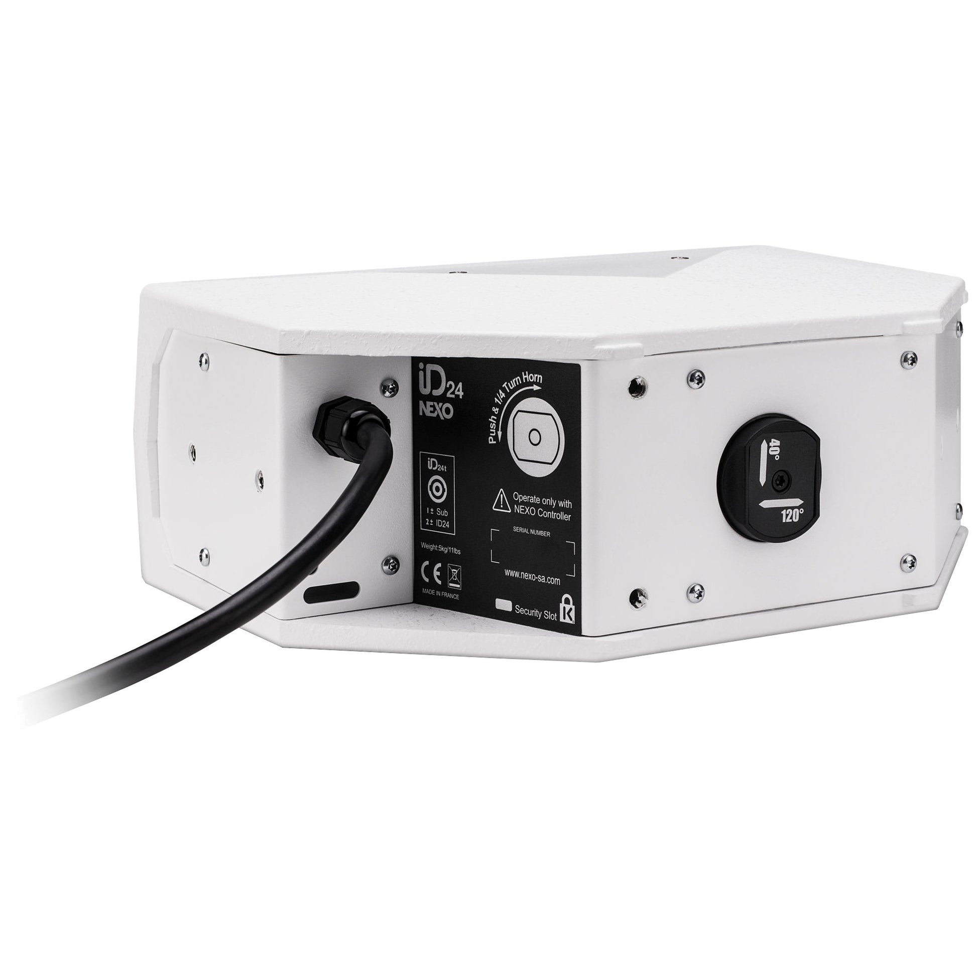 NEXO ID24-I 2x4-Inch Compact Passive Installation Speaker back