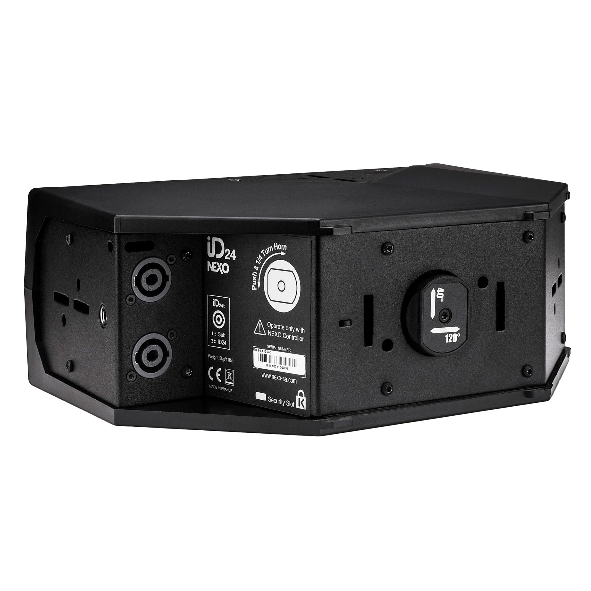 NEXO ID24-T 2x4-Inch Compact Passive Speaker back