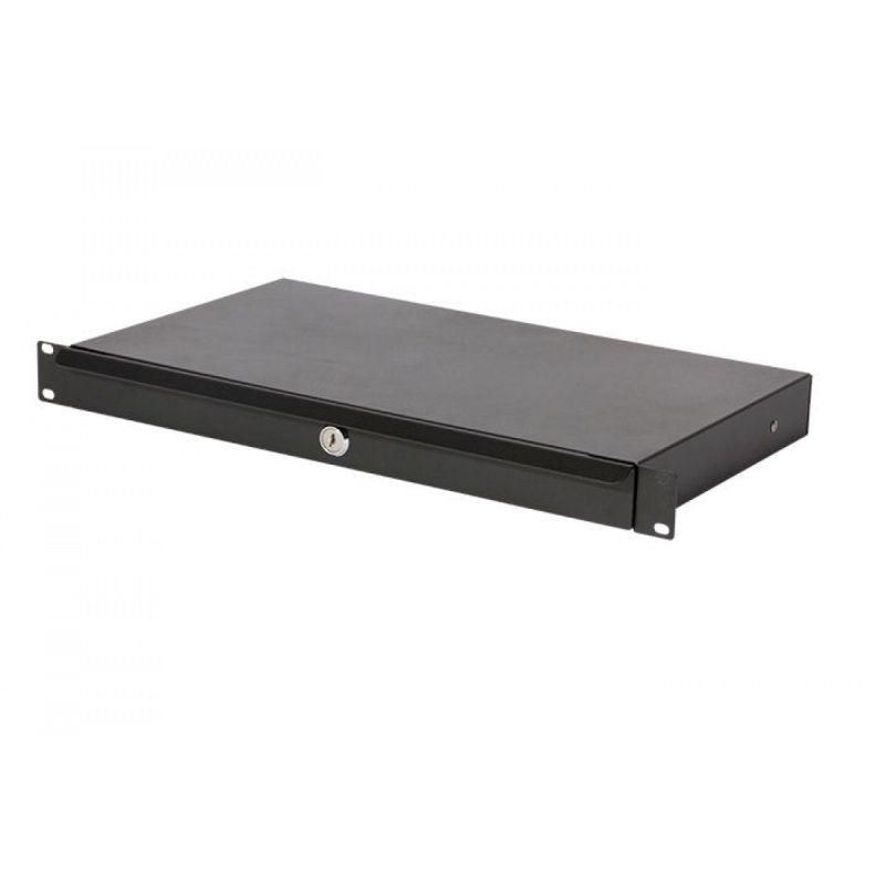 On-Stage Locking Rack Drawer Secure Steel Storage Drawer | 1U | Shallow