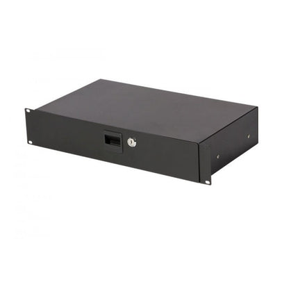 On-Stage Locking Rack Drawer Secure Steel Storage Drawer | 2U | Shallow
