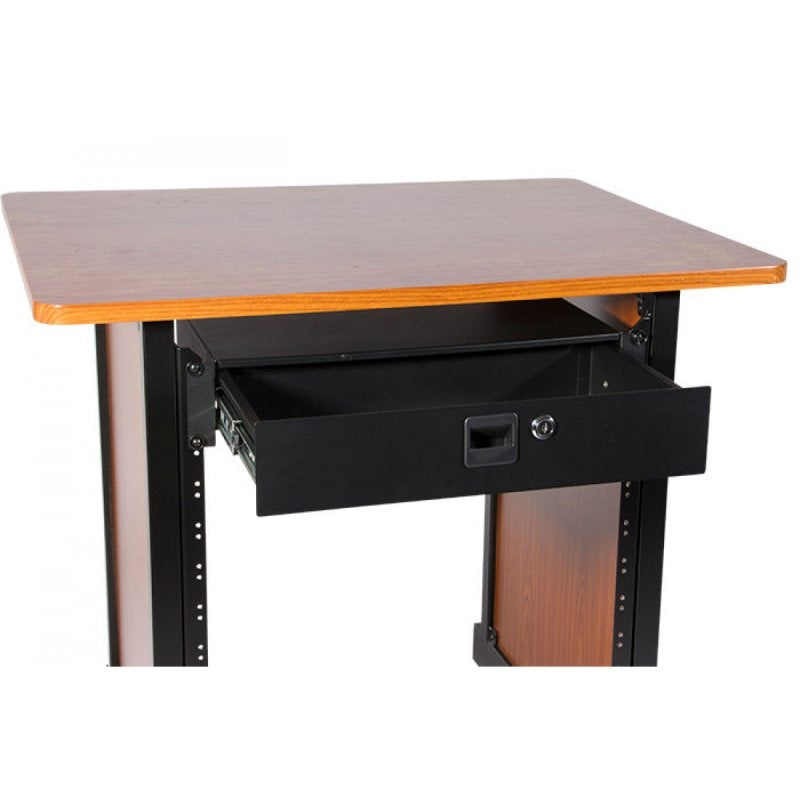 On-Stage Locking Rack Drawer Secure Steel Storage Drawer | 2U | Shallow
