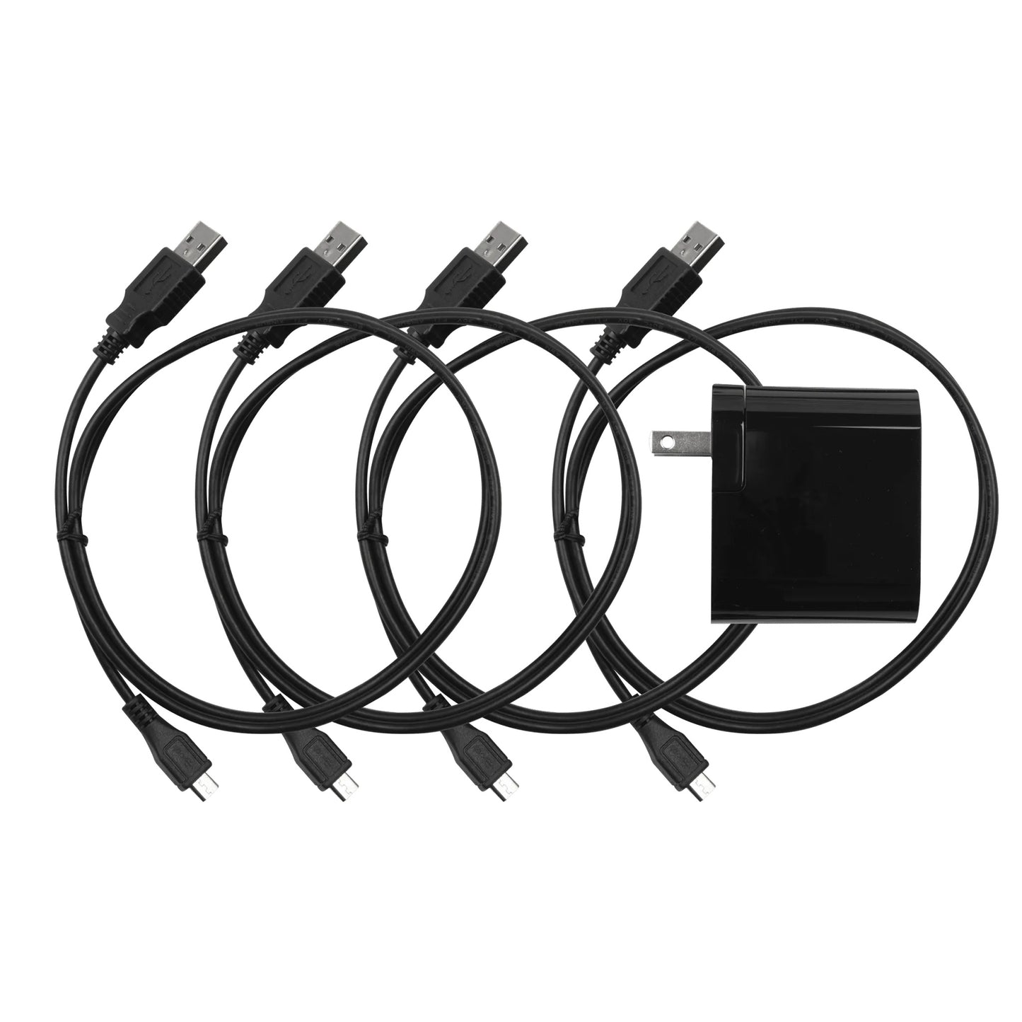 Listen Technologies USB Chargers Single-Port Wall Adapter | 4-Port
