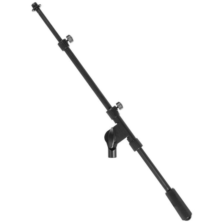 On-Stage MSA9800 Telescoping Mic Boom with Dual Mic Capability angled