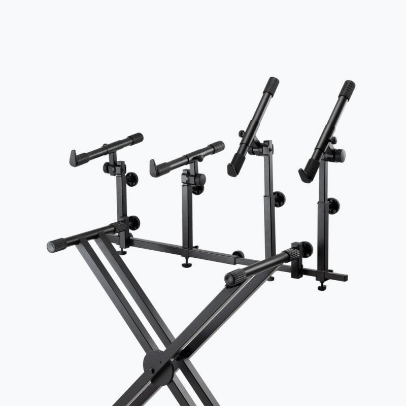 On-Stage TMP-KSA8500 Deluxe Dual-Tier Keyboard Support Arms