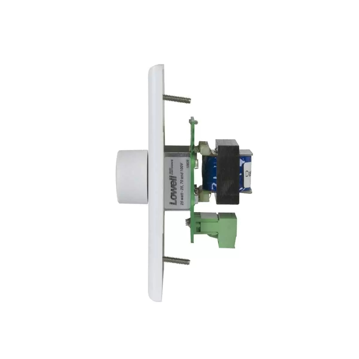 Lowell 25W Mono Volume Control With Adhesive Dial Scale | Rackmount