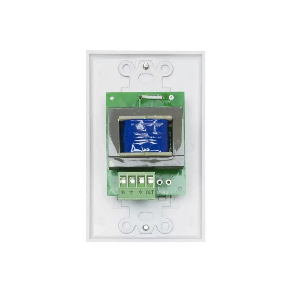 Lowell 50W Mono Volume Control With Decorator Wall Plate | White | White