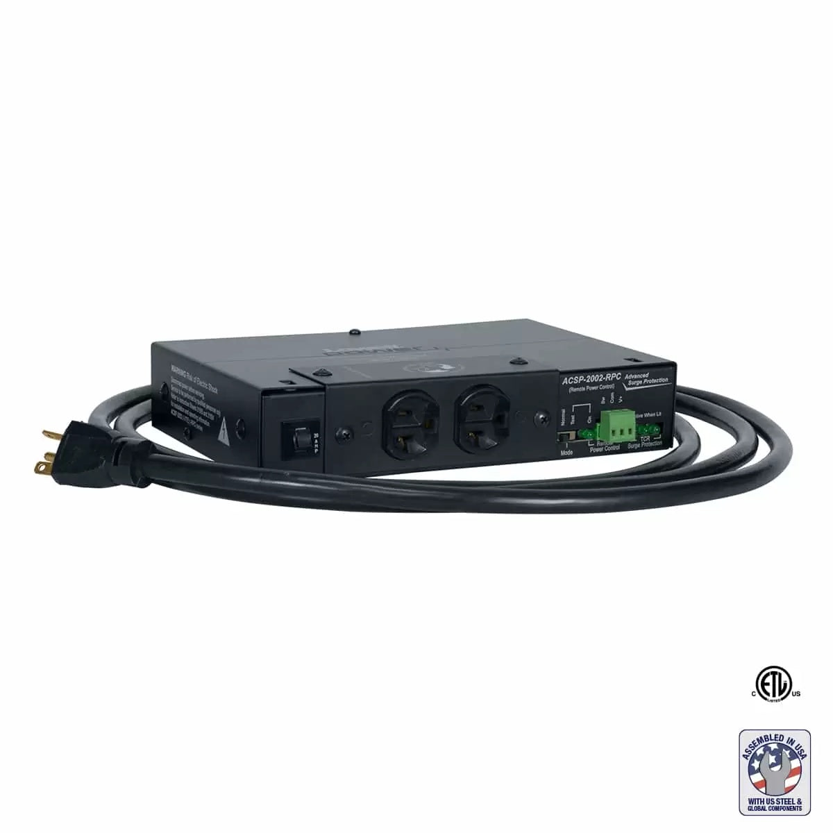Lowell ACSP-2002-RPC Advanced Surge Suppression With Remote Power Control