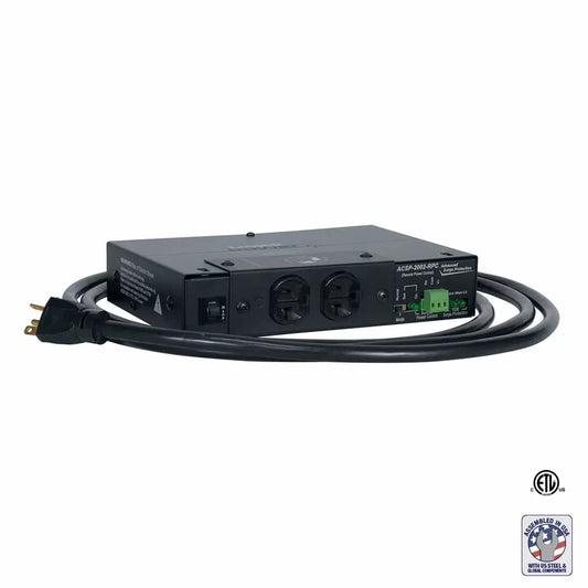 Lowell ACSP-2002-RPC Advanced Surge Suppression With Remote Power Control