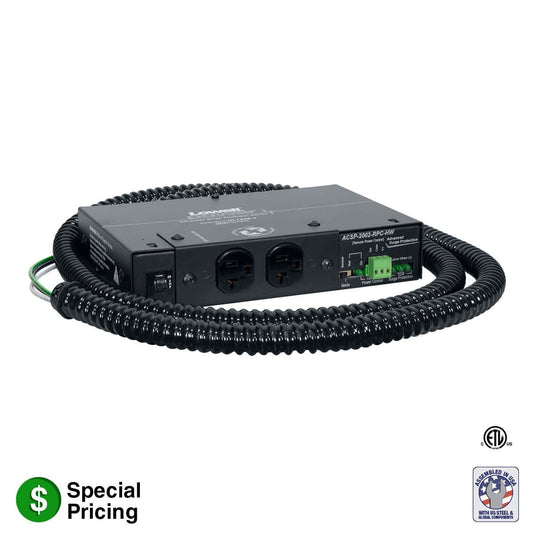 Lowell ACSP-2002-RPC-HW Advanced Surge Suppression 20A Power Supply