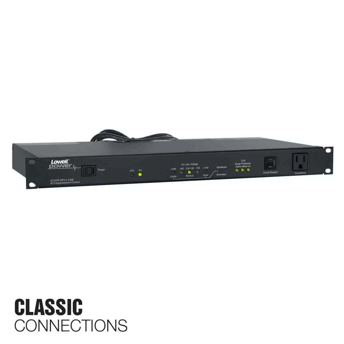 Lowell ACSPR-RPC1-1509 9-Outlet Rackmount PDU With Remote Power Control