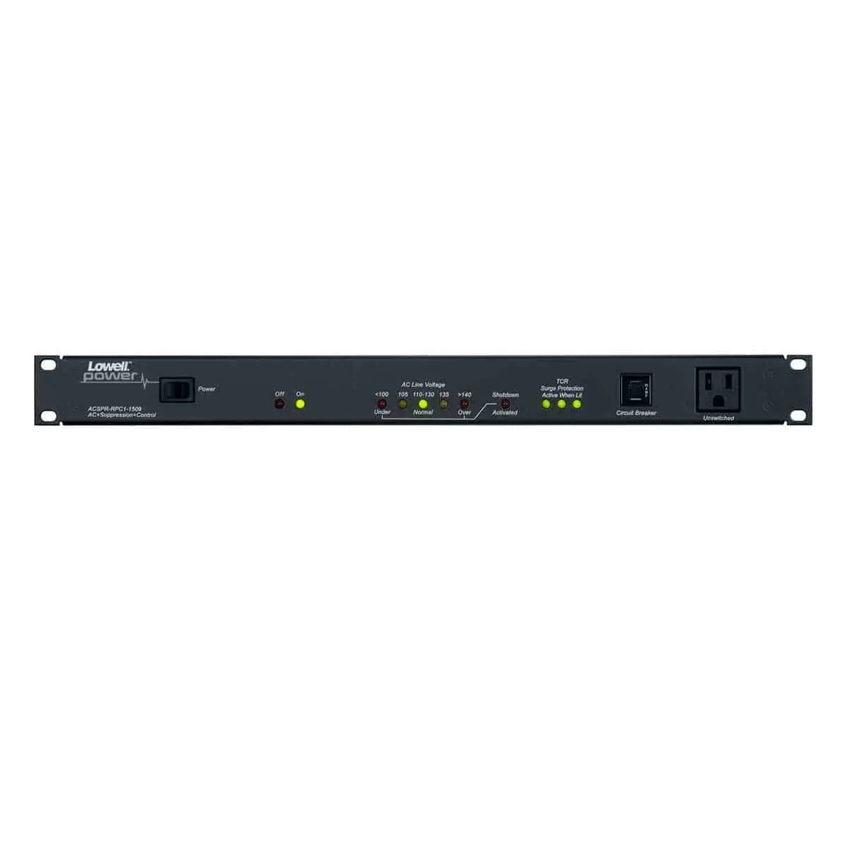 Lowell ACSPR-RPC1-1509 9-Outlet Rackmount PDU With Remote Power Control