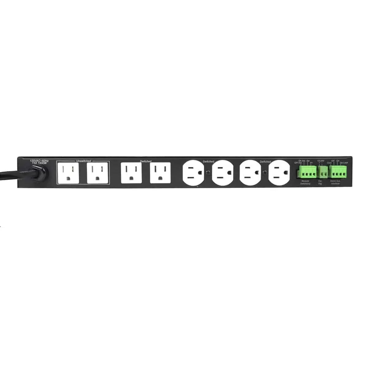 Lowell ACSPR-RPC1-1509 9-Outlet Rackmount PDU With Remote Power Control