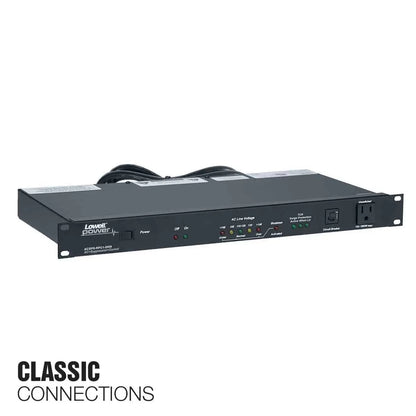 Lowell ACSPR-RPC1-2009 19" 1U PDU With Surge Protection and Remote Control