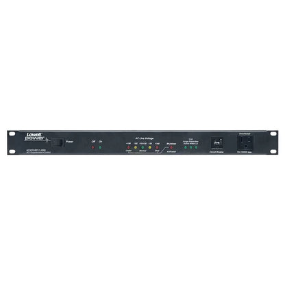 Lowell ACSPR-RPC1-2009 19" 1U PDU With Surge Protection and Remote Control