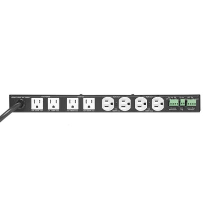 Lowell ACSPR-RPC1-2009 19" 1U PDU With Surge Protection and Remote Control