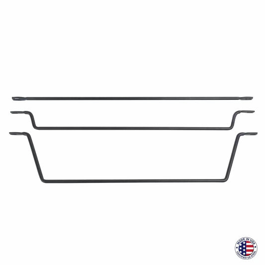 Lowell Cable Management Rods Steel Rackmount Wire Organizers | Straight