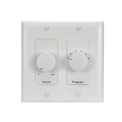 Lowell CS650-DW 50W Mono Volume Control and Program Selector