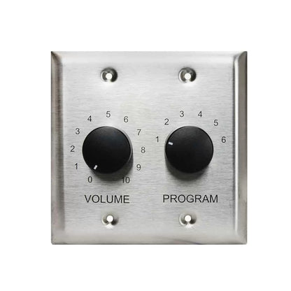 Lowell CS650-SS 50W Mono Volume Control And Program Selector Wall Unit