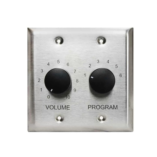 Lowell CS650-SS 50W Mono Volume Control And Program Selector Wall Unit