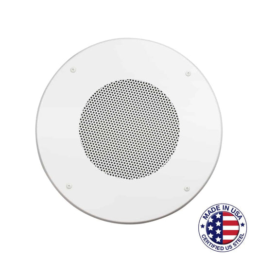 Lowell Round Screw Mount Speaker Grille for Ceiling Install | 8" | CS-8H