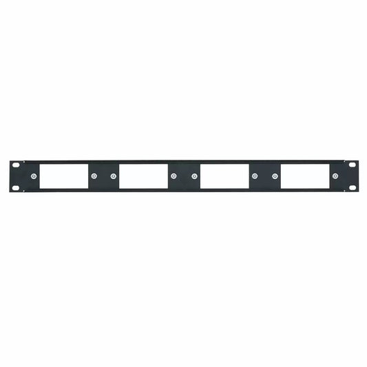 Lowell D4P-1 Steel Rack Panel for Four Decorator Devices