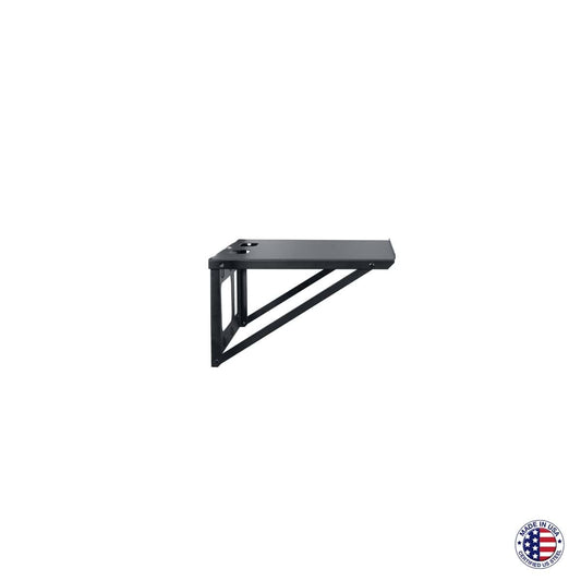 Lowell FS Series Hinged Wall Shelf Steel Flat-Pack Mount | 14"D