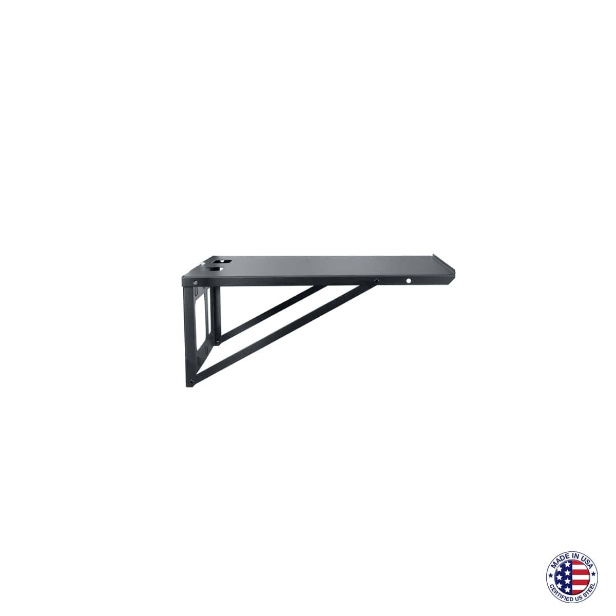 Lowell FS Series Hinged Wall Shelf Steel Flat-Pack Mount | 20"D