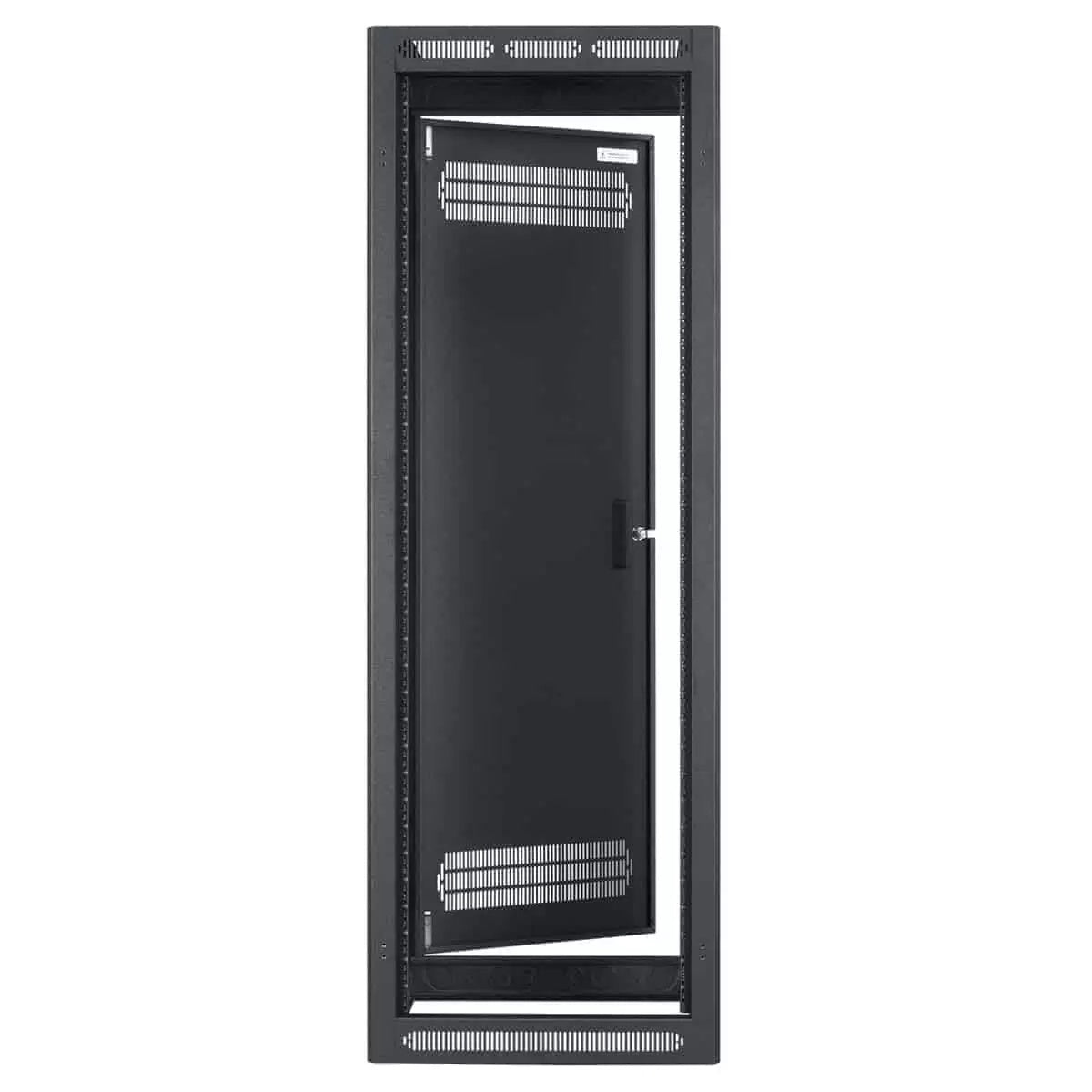 Lowell LER Series Enclosed AV Rack Welded Steel 19" Install Rack | 22"D | 35U | With Rear Door