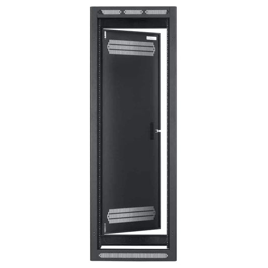 Lowell LER Series Enclosed AV Rack Welded Steel 19" Install Rack | 22"D | 35U | With Rear Door