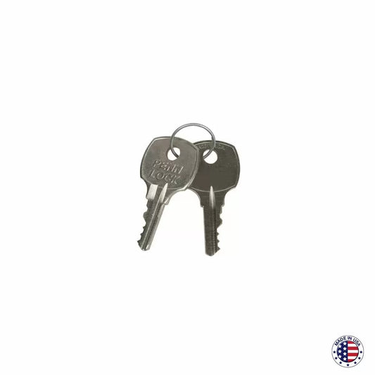 Lowell Rack Door Keys Replacement Keys For LFD and LRD Series | Rear