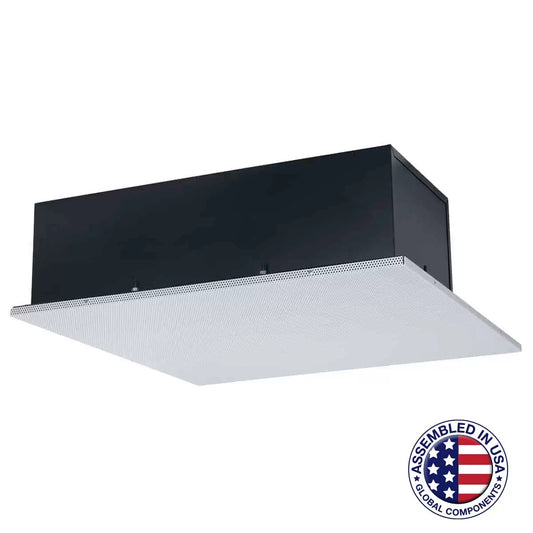 Lowell LT2 8" Lay-in Tile Ceiling Speaker With 2x2 Grille And Coaxial Driver | 70V (32W)