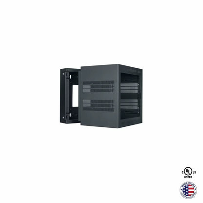Lowell LWR Series Wall Mount Rack Sectional Steel Cabinet | 10U | 23"D
